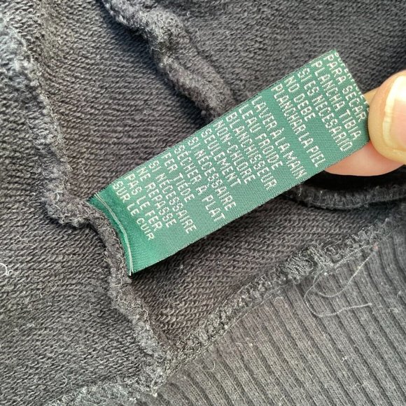 Ralph Lauren Petite Women Vest Black Cotton Hooded Zip Up Vest Size PS - Picture 11 of 11